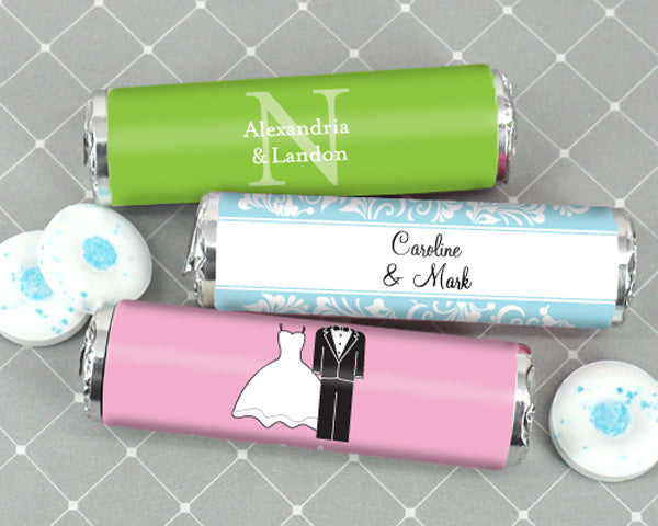 Personalized Breath Saver Mint Rolls - Exclusive Designs - Main Image | My Wedding Favors