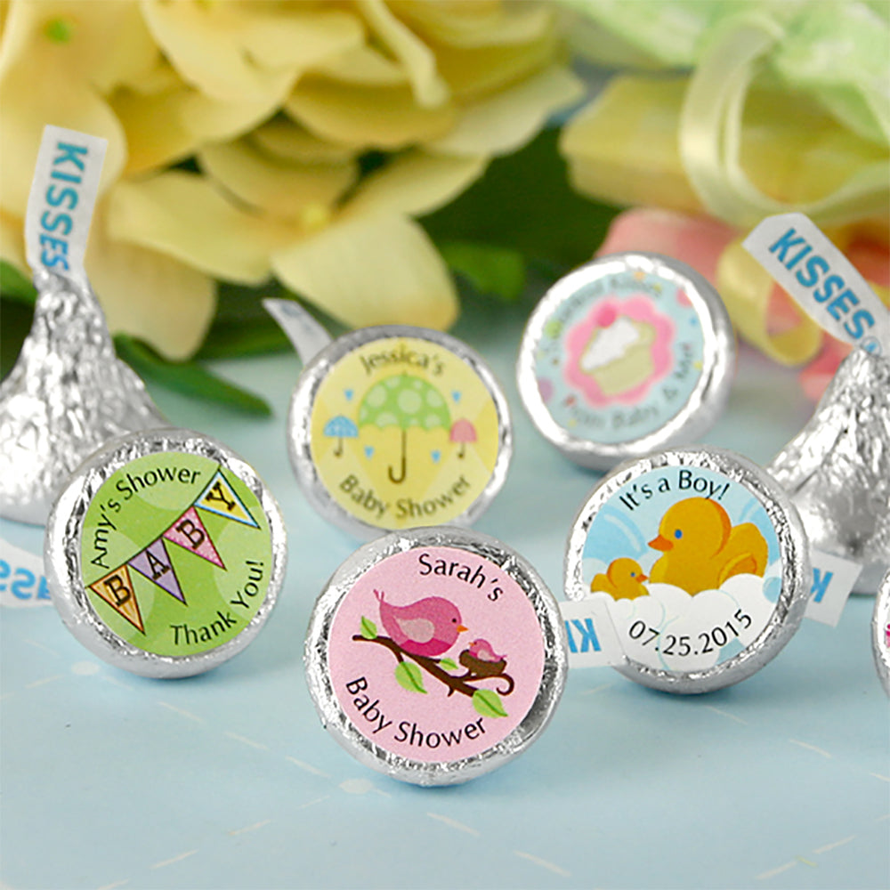 Personalized Baby Hershey's Kisses (Many Designs Available) - Main Image | My Wedding Favors