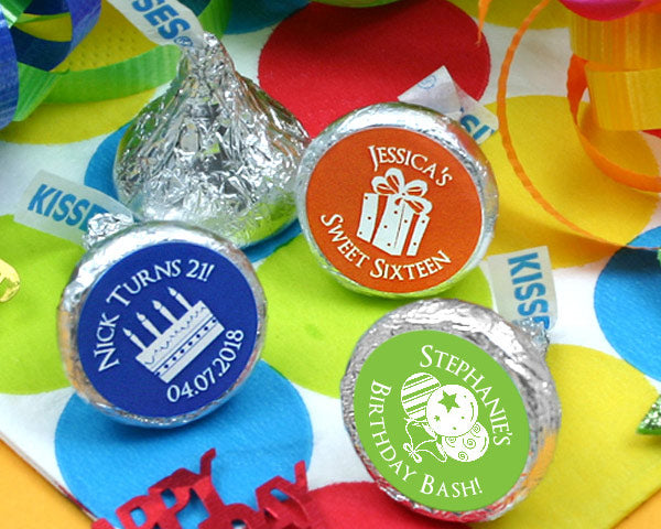 Personalized Colored Foil Hershey’s Kisses - Silhouette Collection - Alternate Image 9 | My Wedding Favors