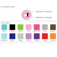 Thumbnail for Personalized Colored Foil Hershey's Kisses - Exclusive Designs - Alternate Image 2 | My Wedding Favors