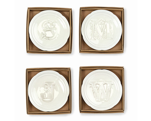 Initial Monogram Trinket Dish