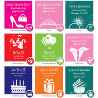 Thumbnail for Personalized Hershey®'s Kisses® Mini Gift Tote (Many Designs Available) - Alternate Image 7 | My Wedding Favors
