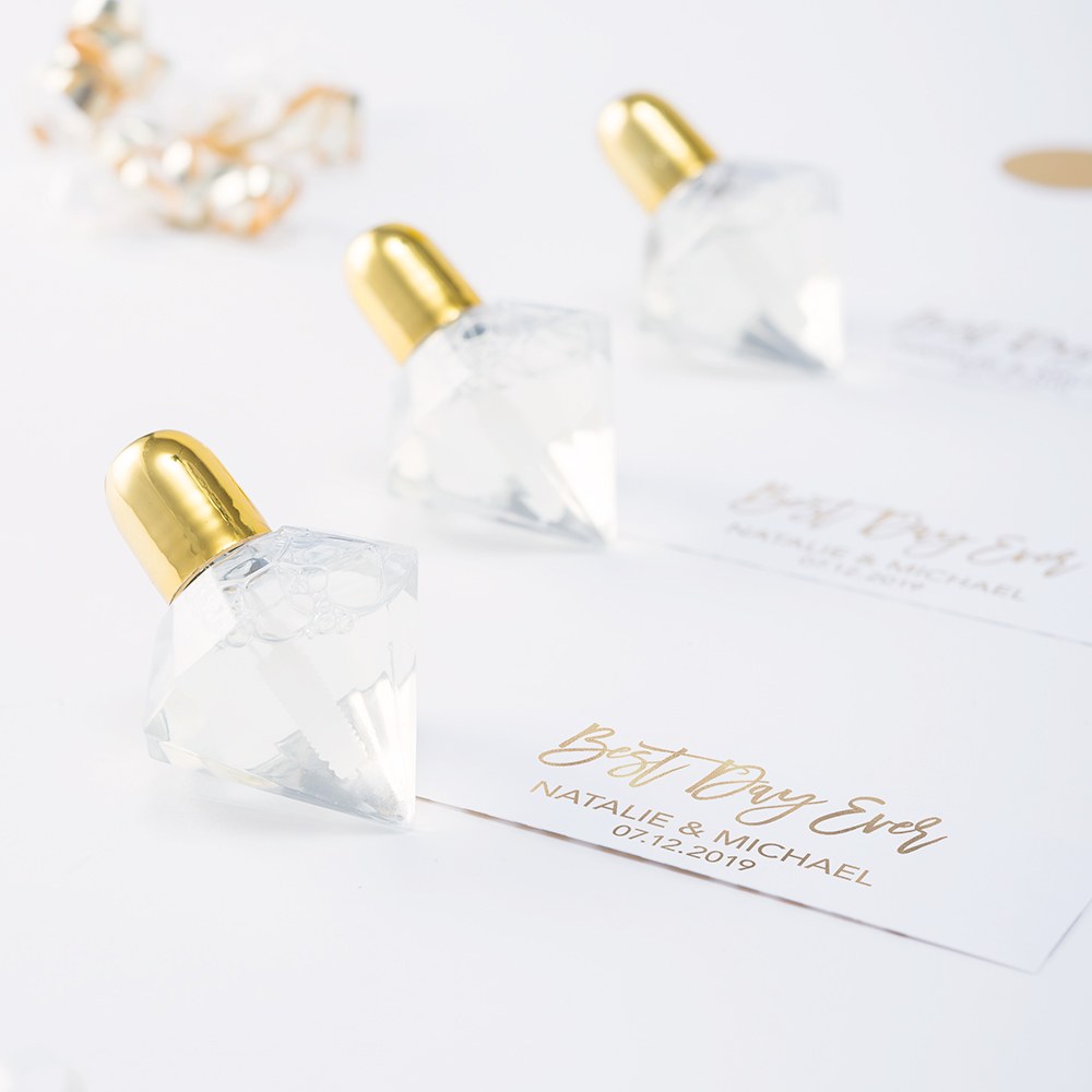 Diamond Shaped Wedding Bubbles (Set of 24) - Main Image | My Wedding Favors
