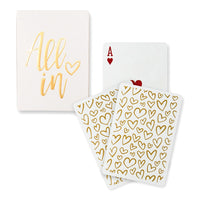 Thumbnail for All In Gold Foil Playing Cards - Main Image | My Wedding Favors