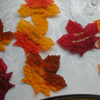 Thumbnail for Personalized Fall Leaves - Main Image | My Wedding Favors