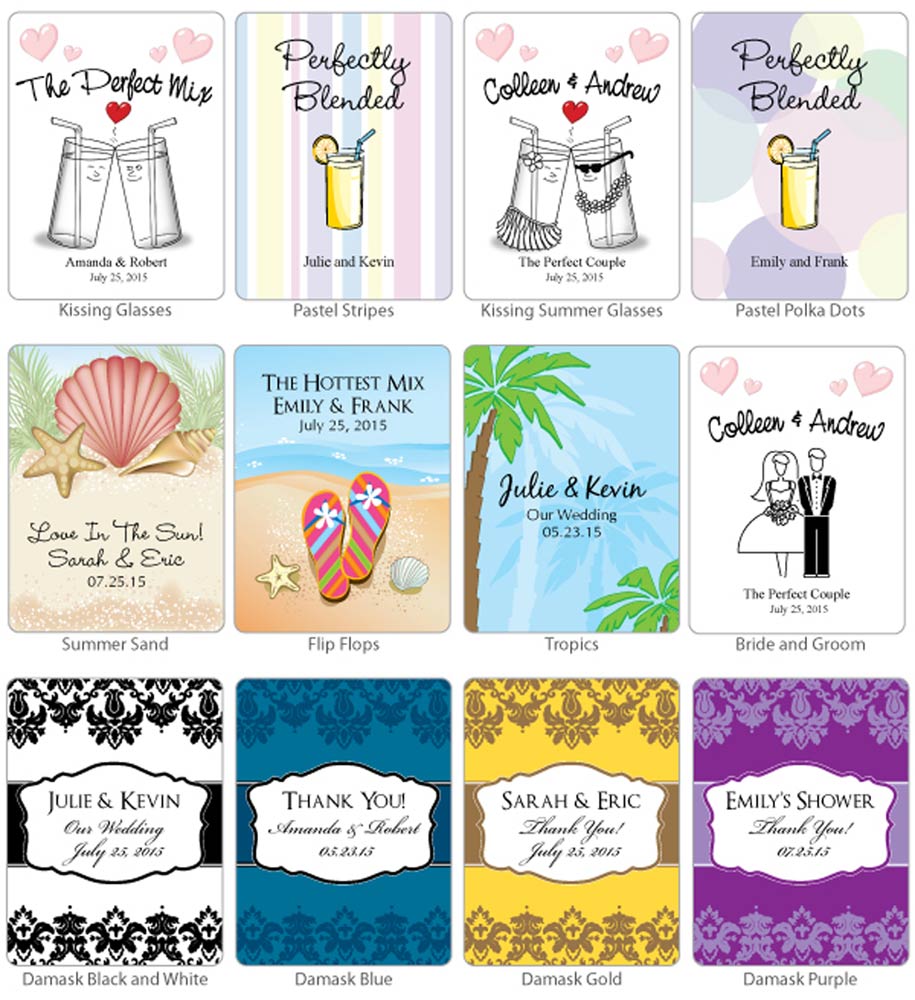 Personalized Lemonade Mix (Many Designs Available) - Alternate Image 3 | My Wedding Favors