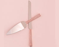 Thumbnail for Rose Gold Diamond Glitter Cake Serving Set - Alternate Image 4 | My Wedding Favors