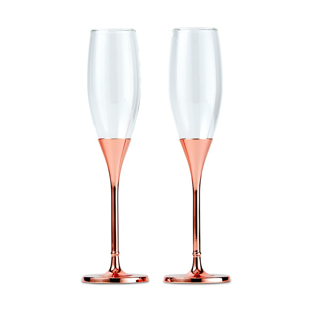 Sparkles Home Rhinestone Crystal Filled Stem Toasting Flutes - Bed Bath &  Beyond - 33916579