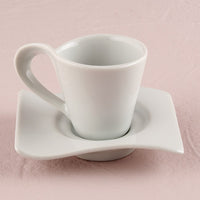 Thumbnail for SWISH Cup & Saucer (Set of 4) - Alternate Image 3 | My Wedding Favors