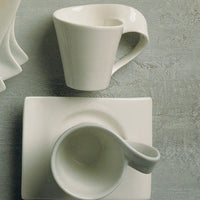 Thumbnail for SWISH Cup & Saucer (Set of 4) - Alternate Image 4 | My Wedding Favors