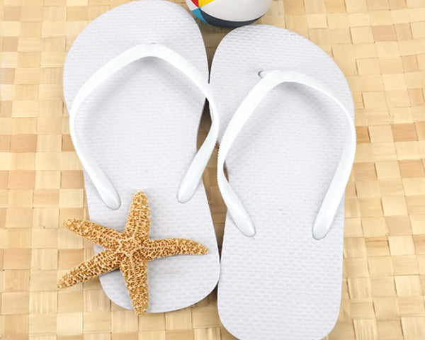 Wedding Flip Flops (Black or White Available) | 6 Pairs - Main Image | My Wedding Favors