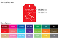 Thumbnail for Wedding Flip Flops w/Personalized Tag (Black or White Available) - Alternate Image 2 | My Wedding Favors