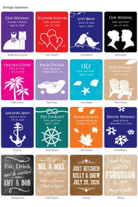Thumbnail for Wedding Flip Flops w/Personalized Tag (Black or White Available) - Alternate Image 9 | My Wedding Favors