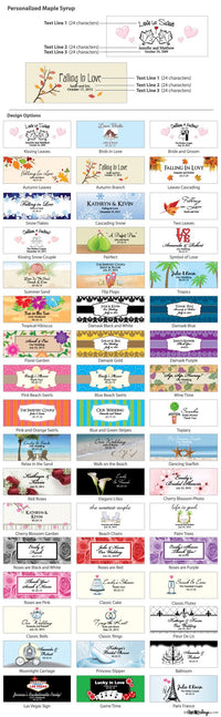 Thumbnail for Personalized Maple Syrup (Many Designs Available) - Alternate Image 2 | My Wedding Favors