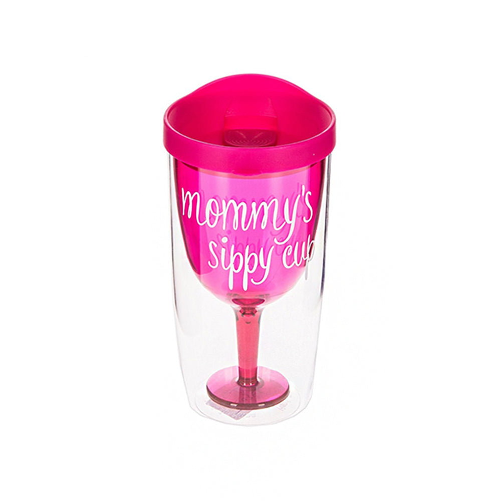 Mommy's Sippy Cup 8 oz. Acrylic Wine Tumbler
