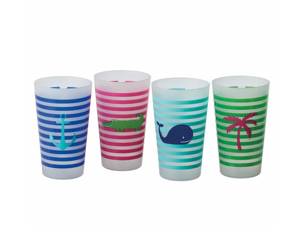 16 oz. Preppy Stripe Party Cup (Many Designs Available)