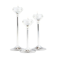 Thumbnail for Crown Jewel Diamond-Shaped Tea Light Candleholder - Alternate Image 6 | My Wedding Favors