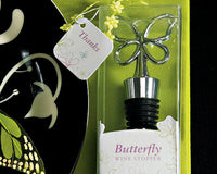 Thumbnail for Butterfly Wine Stopper in Gift Packaging - Main Image | My Wedding Favors