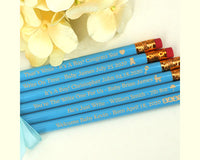 Baby Shower Pencils - Pink or Blue (Set of 12) - Alternate Image 4 | My Wedding Favors