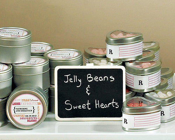 Wooden Black Board with Clip with White Wash Finish (Set of 6) - Main Image | My Wedding Favors