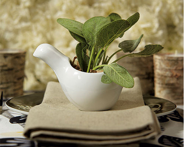 Birds of a Feather Miniature Ceramic Container/Holder (Set of 4) - Alternate Image 3 | My Wedding Favors