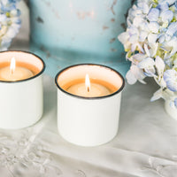 Thumbnail for French Provençal Mini Decorative Canister with Lid (Set of 4) - Main Image | My Wedding Favors