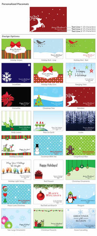 Thumbnail for Holiday Placemats - Alternate Image 2 | My Wedding Favors