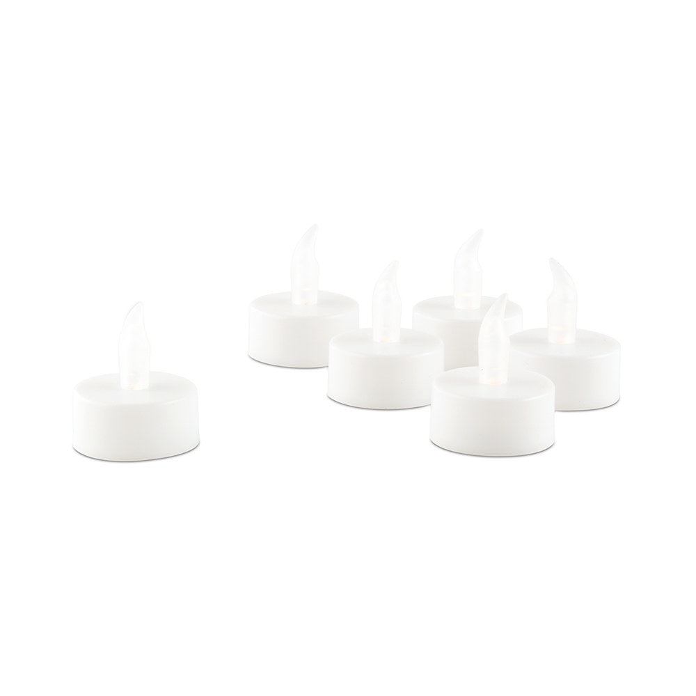 Flameless Battery Operated Tealights (Set of 6) - Alternate Image 2 | My Wedding Favors