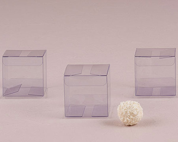 Transparent Acetate Cube Favor Box - Alternate Image 3 | My Wedding Favors