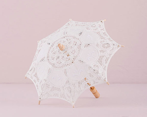 Vintage Battenburg Small Lace Parasol - Alternate Image 4 | My Wedding Favors