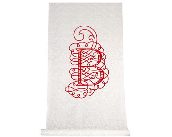 Personalized Flourish Design Aisle Runner - Alternate Image 2 | My Wedding Favors