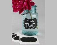 Thumbnail for Fancier Chalkboard Stickers (Set of 5) - Main Image | My Wedding Favors