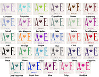 Personalized Initials & Heart Aisle Runner - Alternate Image 2 | My Wedding Favors