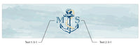 Thumbnail for Personalized Nautical Wedding Water Bottle Labels - Alternate Image 2 | My Wedding Favors