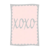 Personalized Hugs & Kisses Metallic Blanket (Multiple Colors Available) - Alternate Image 3 | My Wedding Favors