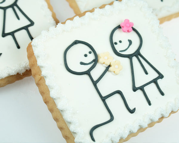 Square On Bended Knee Cookie - Main Image | My Wedding Favors
