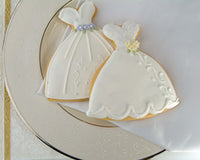 Bridal Shower Dress Cookie - Main Image | My Wedding Favors