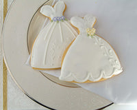 Thumbnail for Bridal Shower Dress Cookie - Main Image | My Wedding Favors