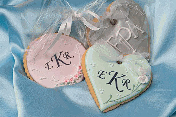 Monogrammed Cookies - Main Image | My Wedding Favors
