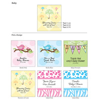 Thumbnail for Personalized Baby 1 oz. Hand Lotion (Many Designs Available) - Alternate Image 2 | My Wedding Favors