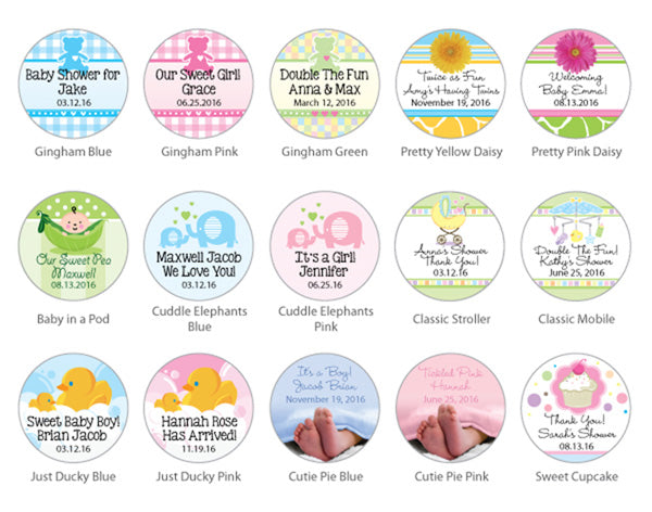 Personalized Baby Shower Gummy Bear Favors (Many Designs Available) - Alternate Image 3 | My Wedding Favors