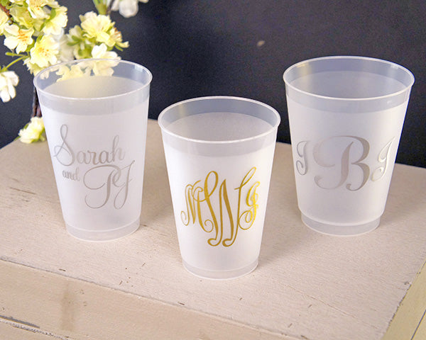 Personalized Shatterproof Cups (Multiple Designs and Sizes Available) - Main Image | My Wedding Favors
