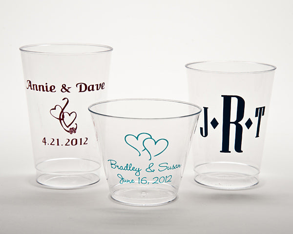 Personalized Hard Plastic Disposable Cups – My Wedding Favors