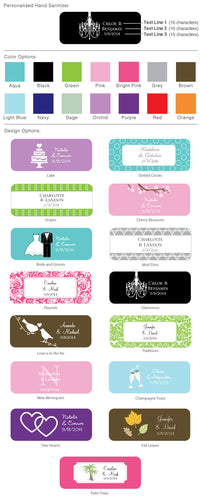 Thumbnail for Personalized Hand Lotion (Many Designs Available) - Alternate Image 2 | My Wedding Favors