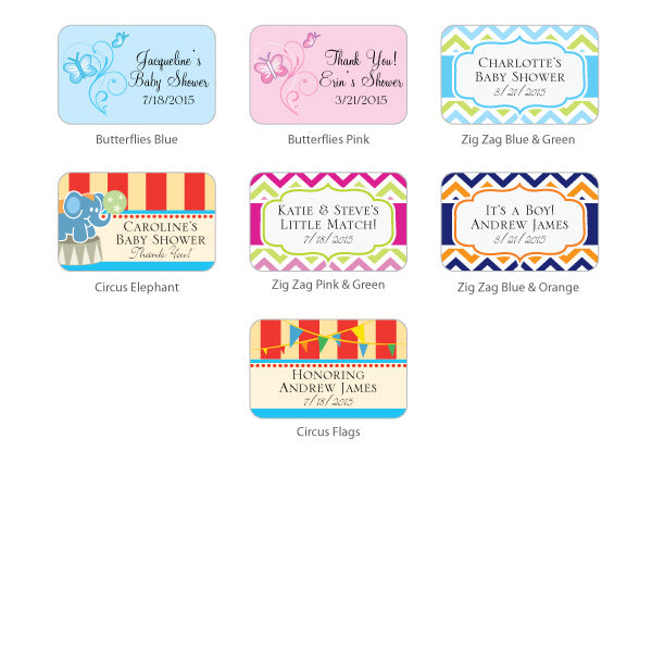 Personalized Baby Shower Matchboxes (Black or White) (Set of 50) - Alternate Image 3 | My Wedding Favors