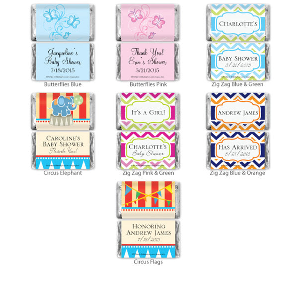Personalized Baby Shower Hershey's Miniatures Wrappers - Alternate Image 3 | My Wedding Favors