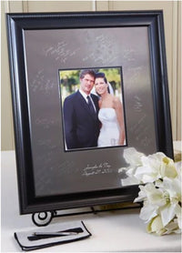 Thumbnail for Keepsake Frame and Engravable Signature Mat - Alternate Image 3 | My Wedding Favors