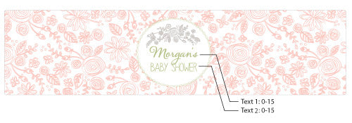 Personalized Rustic Baby Shower Water Bottle Labels - Alternate Image 2 | My Wedding Favors