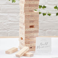 Thumbnail for Beautiful Botanics Build A Memory Building Blocks Alternative Guest Book (Set of 72) - Alternate Image 3 | My Wedding Favors