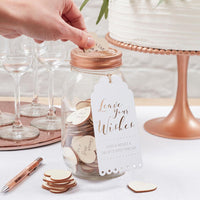 Thumbnail for Beautiful Botanics Wishing Jar & Hearts Guest Book - Alternate Image 2 | My Wedding Favors